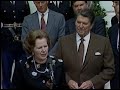 PM Margaret Thatcher meets with President Reagan (1)