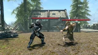 Skyrim Battles - Bandit Chief vs. Dremora, Falmer, Forsworn, and more