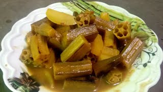 পাকা ভেন্ডি টক রেসিপি | vandi tok recipe | dharosh er tok