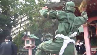 仮面の祝祭シリーズ　長田神社追儺式～五鬼の舞　 Japanese mask dance series,