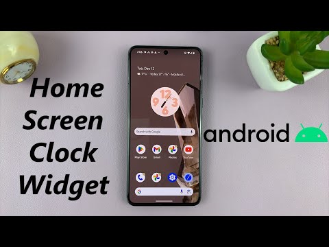 Cómo agregar un widget de reloj a la pantalla de inicio en Android