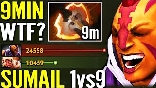 9min Fury Anti Mage!! Sumail 1vs9 WTF Hardest Game Ever Fast Farm Skill Dota 2 Pro Carry Guide