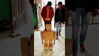 Cardboard Robot made by Hemant #shorts #scienceproject #science #robot #robotics #robots