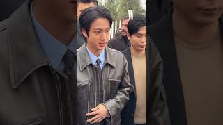 Jin has arrived at Gucci's FW25 show 💜#bts #jin#seokjin#kimseokjin#btsjin#btsarmyforever#bangtan