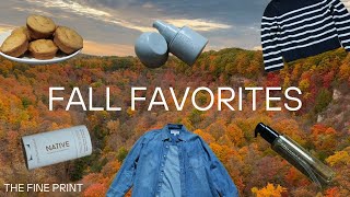 Fall Favorites: Autumn Recipes, Everyday Essentials, Cozy Routine | The Fine Print