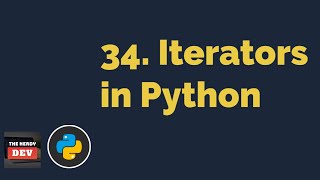 Iterators in Python | Python Tutorials For Beginners