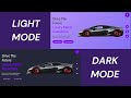Light/Dark Mode Toggle Switch Element Transitions | HTML CSS JAVASCRIPT