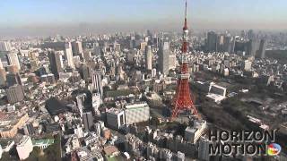 日本 全境 空拍 系列 Aerial view of Tokyo Tower and surrounding skyscrapers  aq0001186