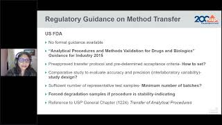 Challenges in Analytical Method Transfer