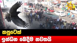 කපුටෙක් ඉන්ධන බෙදීම නවතයි - Hiru News