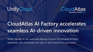 Factory by UnifyCloud: Transforming AI Development \u0026 Innovation #AIFactory