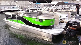 2017 Sun Catcher V322 GT Pontoon - Walkaround - 2017 Montreal In Water Boat Show