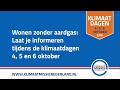 Klimaatmissie Nederland - Klimaatdagen 4, 5 en 6 Oktober