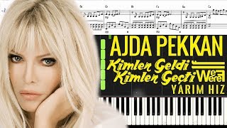 Kimler Geldi Kimler Geçti / If We Were Free [Piyano]+[Nota]+[Karaoke]+[Yarım Hız]