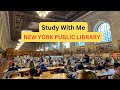 STUDY WITH ME at NEW YORK PUBLIC LIBRARY 📚📚 | [ LIVE 24/7 ]