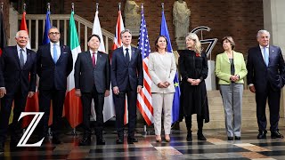 G7-Außenministertreffen in Münster: Winterhilfen und Proteste