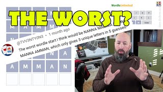 Is this the 'Worst Wordle Start'?