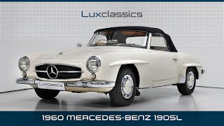 LUX CLASSICS 1960 WHITE MERCEDES-BENZ 190SL 190 SL RHD WELL PRESERVED (UNRESTORED) - For Sale