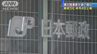 初めての客も・・・“郵政株”　投資家の関心は予想以上(15/10/27)