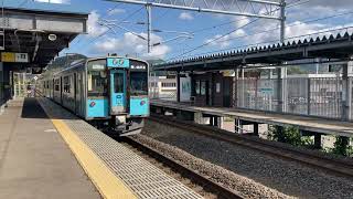 青い森鉄道　普通八戸行き　野内駅発車　青い森701-2