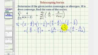 Ex 3: Telescoping Series with Partial Fractions