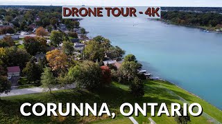 Drone Tour 4K: Corunna, Ontario - A Bird's-Eye View