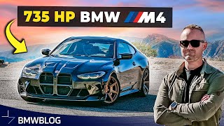 We drove a 735 hp BMW M4 and it's a blast!