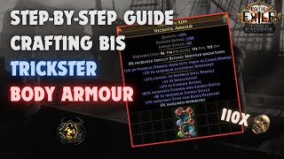 [POE 3.25] Making the BIS Trickster Body Armour Step by Step Guide (recombination)