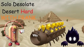 Solo Desolate Desert Hard WITH FRANK | Tower Heroes (ROBLOX)