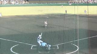 2015秋 関東 1回戦 常総学院vs横浜 1回表