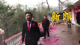 小潘去喝喜酒，農村結婚習俗原來是這樣的，太熱鬧了【農村小潘】