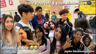 Rate yourself \u0026 Others (Highschool edition) 🤩