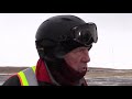 Ice road reporters: Learning how to skid