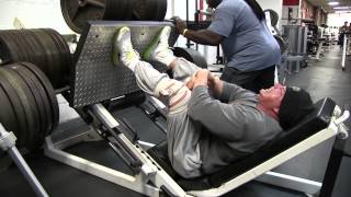 Bobby Chiafullo 2710lbs leg press world record attempt