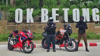 RIDE KE BETONG THAILAND | CBR250RR | KTM1290 | INSTA360X4 | BABYR | TEAM BIKERS NASROM