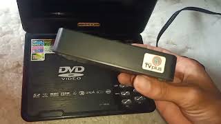 Digital Box TV Plus Convert to AV Input of Portable DVD Player.