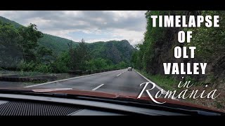 Timelapse on Olt Valey in Romania | Sibiu to Calimanesti by car