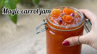 Carrot jam, How to make Iranian carrot jam(morabaye havij), Carrot jam recipe marmalade