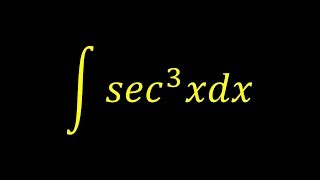 Integral of sec^3(x) - Integral example