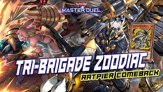 Master Duel - ⚡ZOODIAC UNBANNED⚡ Is TRI-BRIGADE ZOODIAC still strong after the NEW BANLIST update?