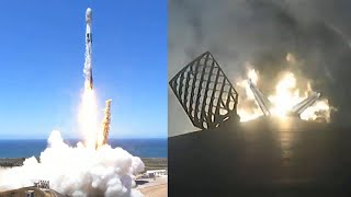 SpaceX Starlink 82 launch and Falcon 9 first stage landing, 10 May 2023