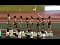 2015年　和歌山インターハイ　女子走り幅跳び　表彰式