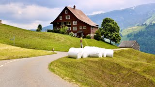 Driving in Swiss  ( Gubel, Wildhaus ) One of the most beautiful Village in Switzerland 4K – 2