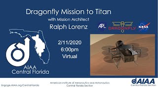 Dragonflys Mission to Titan, with Mission Architect Ralph Lorenz