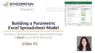 Building a Parametric Excel Spreadsheet Model, Part 2