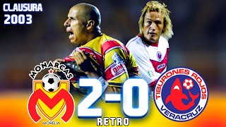 🦋 Morelia vs Veracruz 🦈 Una batalla por el pase a la final del Clausura 2003 ⚽🏆