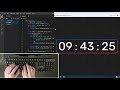 ASMR Programming - Coding Fancy Digital Clock With JavaScript and CSS - No Talking