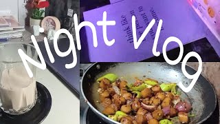 Night study vlog|රෑ කාලය ගෙවුණු විදිය 🌒|ලේසියෙන්ම හදන්න පුලුවන් සොසේජස් බැදුම🌭| #nightstudyvlog