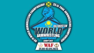 2023 WAF WORLD ARMWRESTLING CHAMPIONSHIP JUNIORS RIGHT ARM FINALS