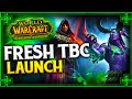 FRESH TBC Server Leveling 65+ Road to Karazhan Preparation